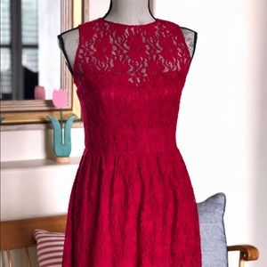 Kenzie, Red lace dress, Size 4